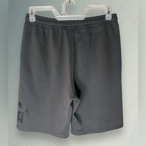 Men’s Dark Gray Puma Logo Athletic Shorts Sz Med - Picture 9 of 9
